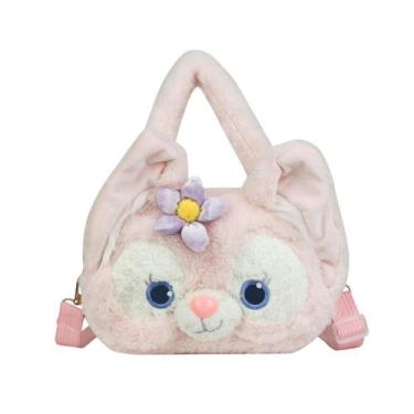 Imagem de Bolsa Messenger Bolsa de ombro infantil Plush Fox Anime 24x7x16cm - Yi