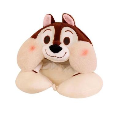 Imagem de Almofada de viagem Chipmunks Chp Dales Anime em forma de U 30x36cm - y