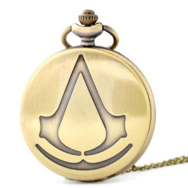 Imagem de Relógio de bolso Freemasonry Retro para crianças com corrente - yiweis