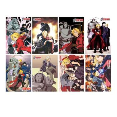 Imagem de Pôster Fullmetals Alchemists Anime Art 29 x 42 cm (8 unidades/lote) - 