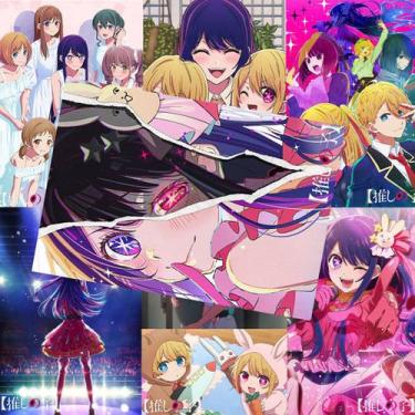 Imagem de Pôster Oshis NO Kos Anime Art 28,5 x 42,5 cm 8 unidades/lote - yiweisa