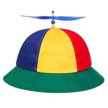 Imagem de Chapéu De Pescador Unissex Multicolorido Com Hélice, Casual Para Ativi