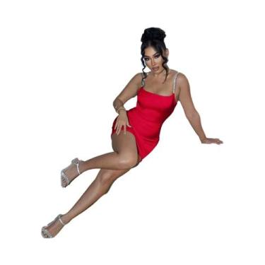 Imagem de Vestido bodycon feminino sexy festa mini vestido - HolaTeenYang, BR-P,