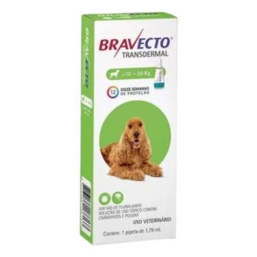 Imagem de Bravecto Transdermal Cães Antipulgas E Carrapatos 10 A 20 Kg
