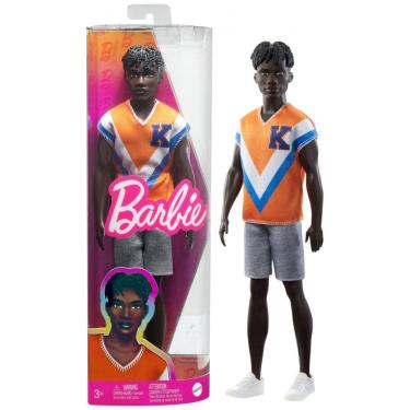 Imagem de Barbie Fashionistas Ken com cabelo Preto Trançado e Roupa Atlética Completa