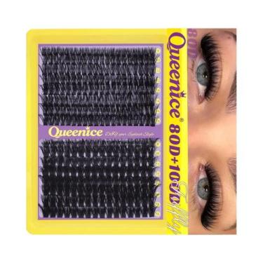 Imagem de Cílios Postiços Cat-Eye D Curl De Comprimento Misto E Volume Intenso 6