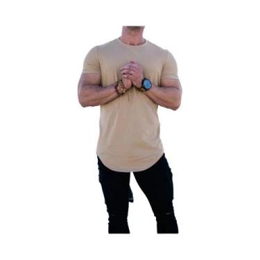 Imagem de Camiseta Masculina De Verão Para Treino Muscular, Manga Curta, Algodão