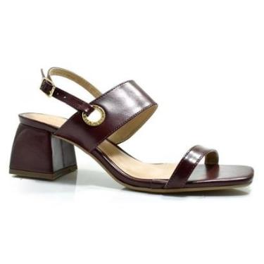 Imagem de Sandália de Salto Bloco Feminina Cazzualen 3214.2088-Feminino