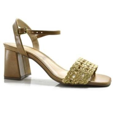 Imagem de Sandália de Salto Bloco Feminina Cazzualen 40014-Feminino