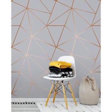 Imagem de Kit 16 Pisos Porcelanato Mármore Adesivo Brilho Lavável para Banheiro 