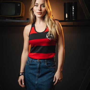 Imagem de Regata Retrô Flamengo Tri Feminina-Feminino