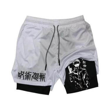 Imagem de Shorts De Compressão Masculinos De Secagem Rápida Jujutsu Kaisen 2 Em 