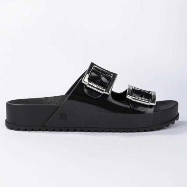 Imagem de Chinelo zaxy feminino partner iii slide 18063, Preto, 38