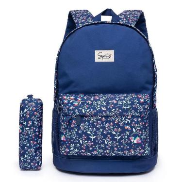 Imagem de Mochila Spector Escolar Feminina Com Estojo Organizador 19 Litros-Feminino