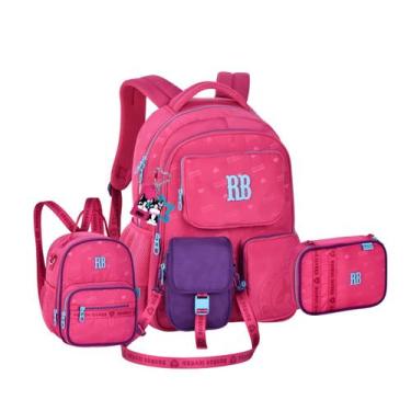 Imagem de Mochila De Costas 2 em 1 Lancheira Estojo Rebecca Bonbon - Clio Style