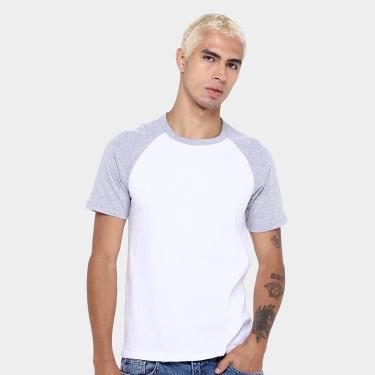 Imagem de Kit Camiseta Básicos Raglan  2 Peças Masculina-Masculino