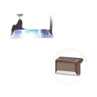 Imagem de Lâmpada Solar LED Branca Quente À Prova d'Água Para Degraus, Caminhos 