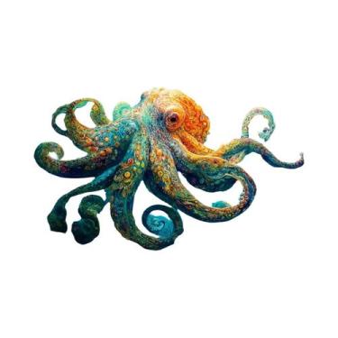 Imagem de Quebra-Cabeça Octopus Azul Com 1000 Peças, Jogo Desafiante Para Adulto