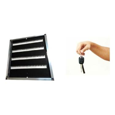 Imagem de Quadro Claviculário 100 Chaves, P/ Chave Carro, Molho Chaves - Primos