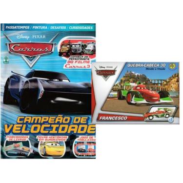 Imagem de Revista Disney Carros Especial Quebra-Cabeça, Francesco