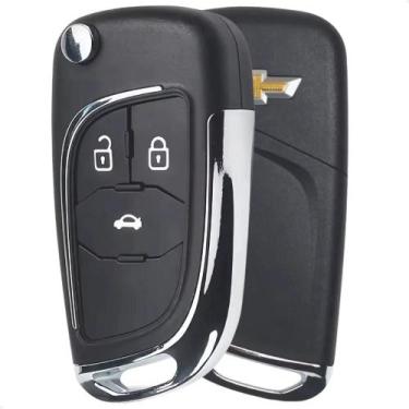 Imagem de Carcaça Chave Canivete Chevrolet Gm Onix Cobalt Cruze Prisma - Congrat