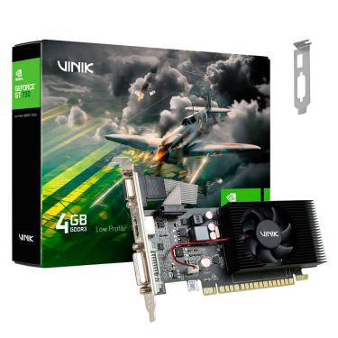 Imagem de Placa De Vídeo Vinik Nvidia Geforce Gt 730, 4gb Ddr3, 128-bits, Low Profile, Vga, Hdmi E Dvi - Gpuk7304gblp0h2