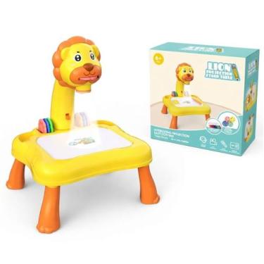 Imagem de Mesa projetor didatica infantil para desenhar leao - xcell