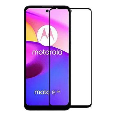 Imagem de Pelicula De Vidro P/ Motorola Moto E30/e40 Cobre Toda Tela - Universo