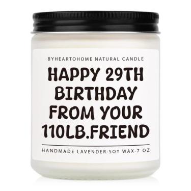 Imagem de Vela perfumada BYHEARTOHOME Best Friend, presente de aniversário, 200 
