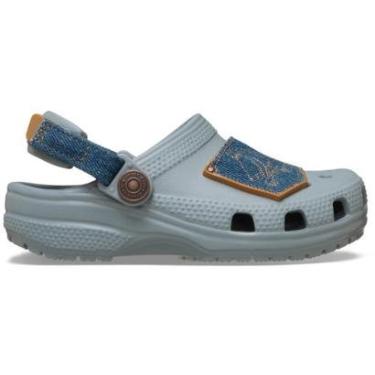 Imagem de Sandália Crocs Classic Denim Adjustable Backstrap Clog T Concrete-Unissex