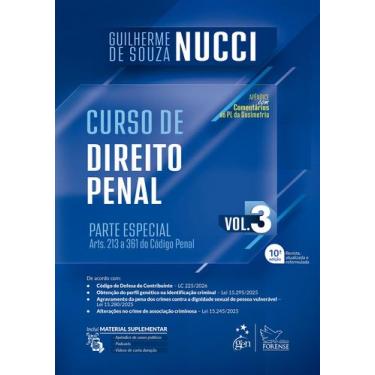 Imagem de Livro - Curso de Direito Penal - Vol.3 - 10ª Edição 2026