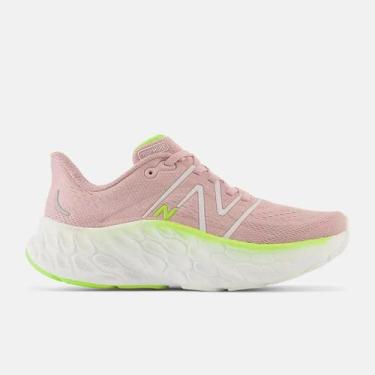 Imagem de Tênis New Balance Feminino More v4, 34BR, Rosa