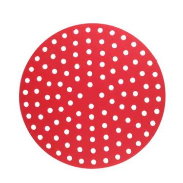 Imagem de Tapete de Silicone Redondo para Fritadeira Elétrica 22,5cm air frier -