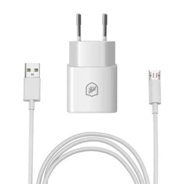 Imagem de Kit Carregador e Cabo Nano Mob Micro USB V8 10W - Gshield - Gorila Shi