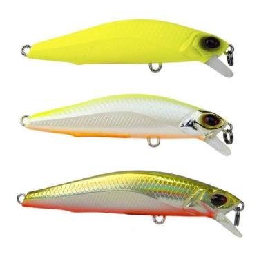 Imagem de Kit 3 Iscas Artificiais Meia Água Marine Sports Raptor Minnow 120 12cm