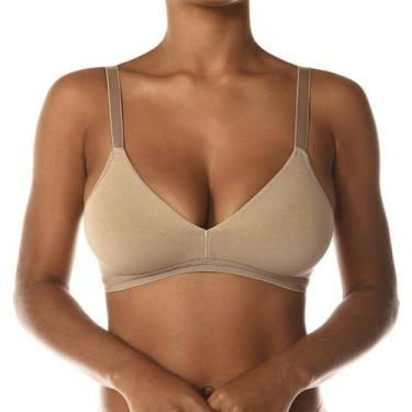 Imagem de Sutiã Secret Cotton DeMillus 61052, Bege rosado, 48