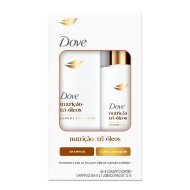 Imagem de Kit Shampoo e Condicionador Dove Nutrição + Tri-Óleos