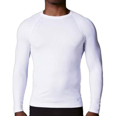 Imagem de Camiseta Térmica Masculina Lupo Sport Run Manga Longa Color:BrancaSize