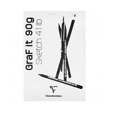 Imagem de Bloco de Desenho Clairefontaine Graf It 90g/m² A5