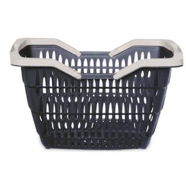 Imagem de Kit 12 Cesta Plastica Supermercado Farmacia Hortifruti - USUAL UTILIDA