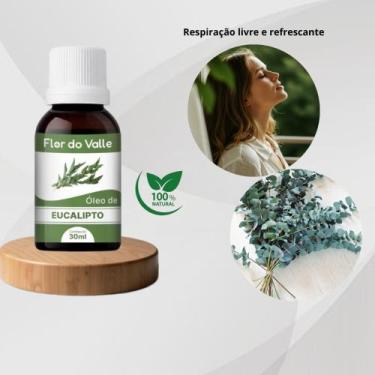 Imagem de Óleo Vegetal De EUCALIPTO 30ml Flor Do Valle - Essencial, 1 Unidade