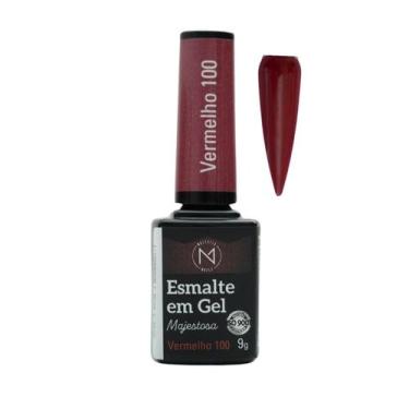 Imagem de Esmalte em Gel Majestosa Vermelho 100 9g - Majestic Nails