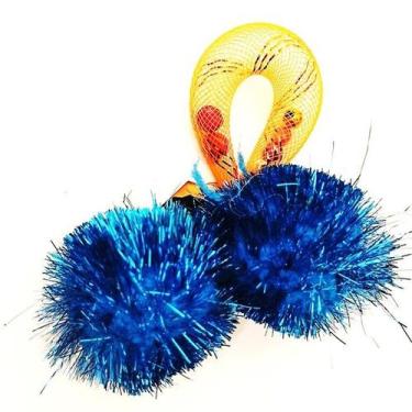 Imagem de Brinquedo Brilhante Sonoro Guizo Para Gato Cat Pompom Shine - Bom Amig