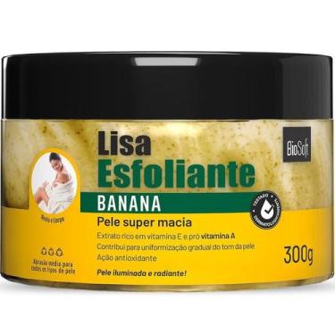 Imagem de Bio Soft Lisa Esfoliante Corporal e Facial Banana 300g Hidrata e Ilumi