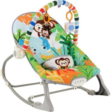 Imagem de Cadeirinha descanso Smile com Ruído Branco para o bebê - Zoológico - S