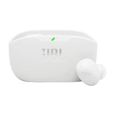 Imagem de Fone de Ouvido JBL Wave Beam Buds 2 Pure Bass Bluetooth com Cancelamento de Ruído IP54 Branco