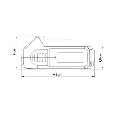 Imagem de Bateria de Íons de Lítio para Parafusadeira 42383-001 12V 1300mAh Alto Desempenho Tramontina