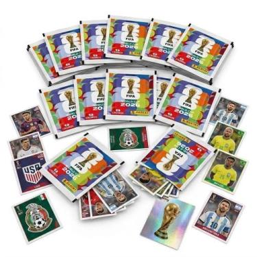 Imagem de 30 Envelopes Figurinhas Copa 2026 Panini Oficial FIFA 210 Cromos Adesi