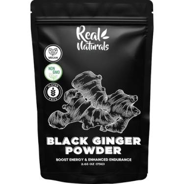 Imagem de Pó de Gengibre Preto Real Naturals 75g