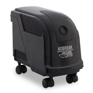 Imagem de Nobreak Office Security Bivolt 700Va Rms Preto - Force Line, Bivolt
